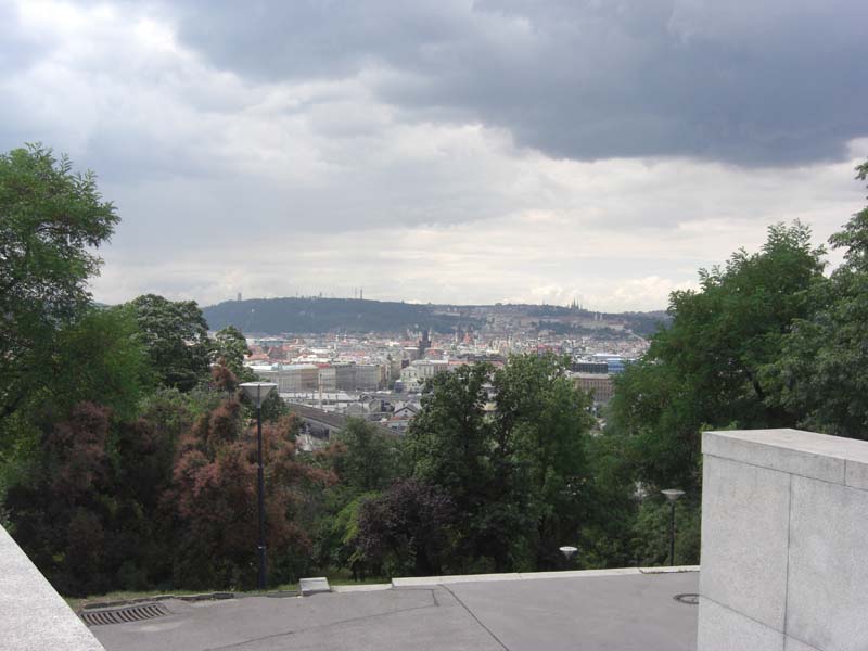 Вид на Прагу с Жижковой горы